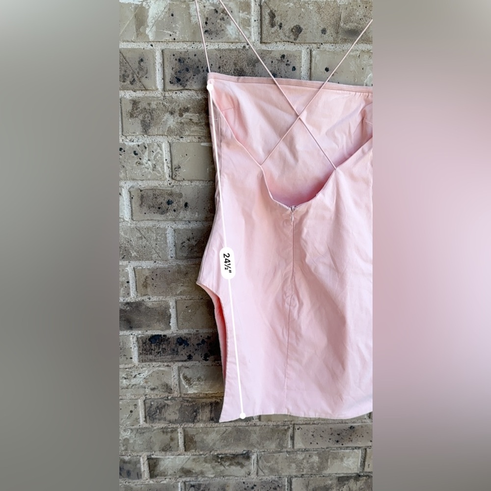 Oh Polly Spaghetti Strap Light Pink Dress Sz 6 - Picture 10 of 10